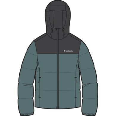 Columbia Winterjacke Puffect mit Kapuze (Thermarator Isolierung, wasserdicht) metalblau Herren